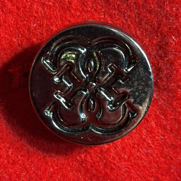 Guess Moda International Red Skirt Bottom Pea Coat Size Small - Picture 3 of 13